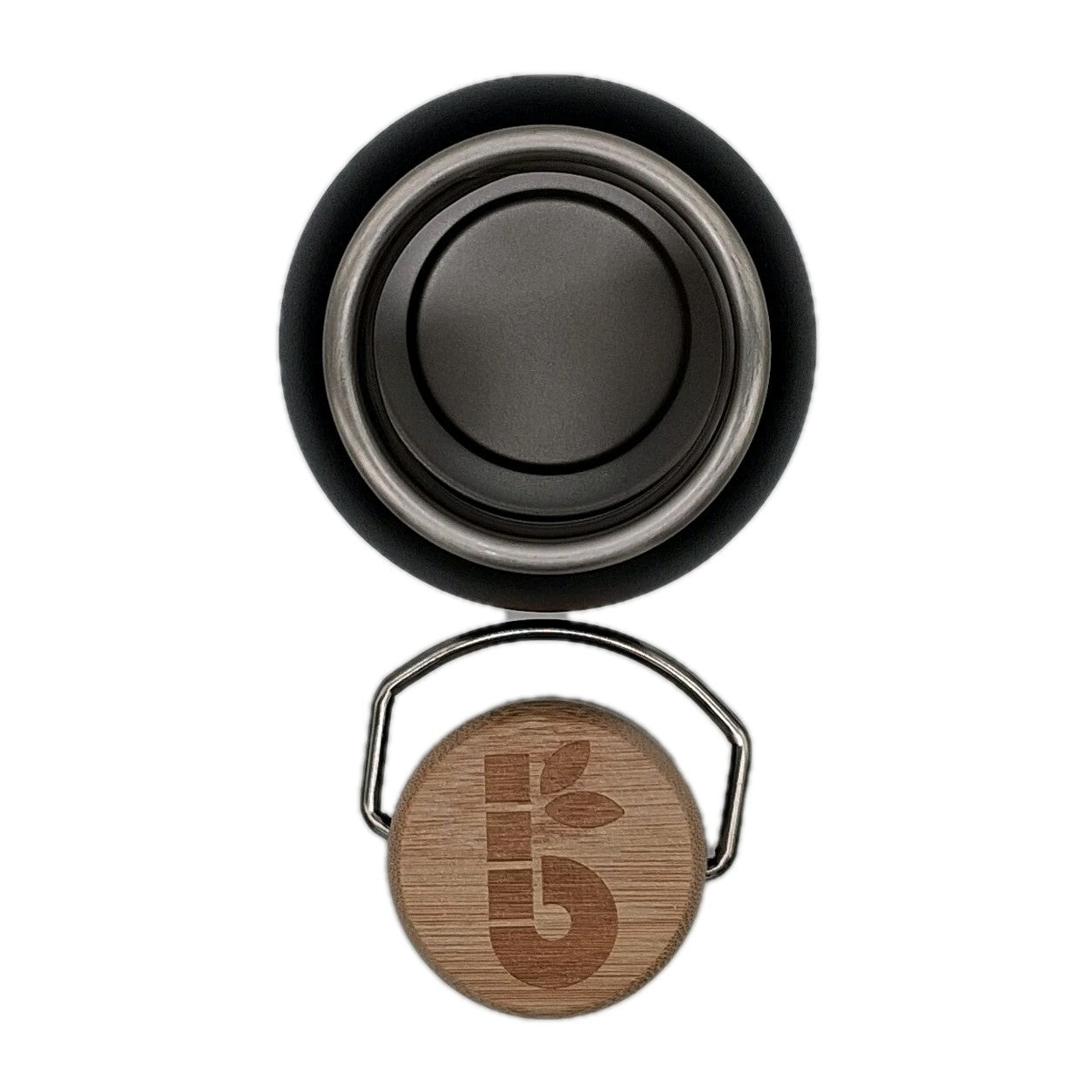 Edelstahl Trinkflasche 500 ml | Vakuum-Isoliert | BPA-frei | Schwarz | 