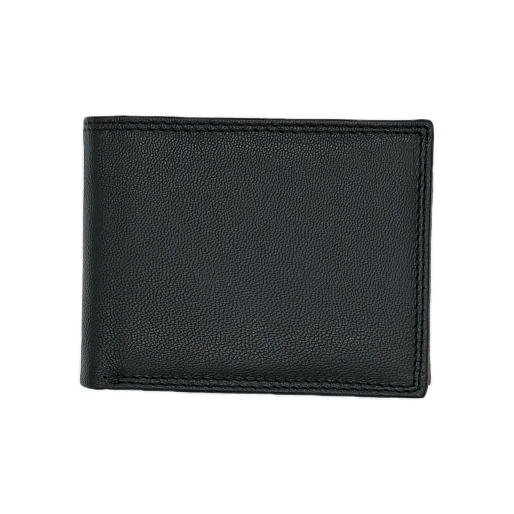 Slim Wallet Herren – Premium Echtleder, RFID, Handgefertigt, Schwarz