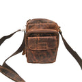 DARGELIS Messenger Bag Leder | Vintage Cognac | Umhängetasche |